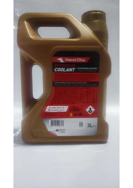 Petrol Ofisi Antifriz Extendet Life Coolant Organik 3Lt Ü.T : 2024