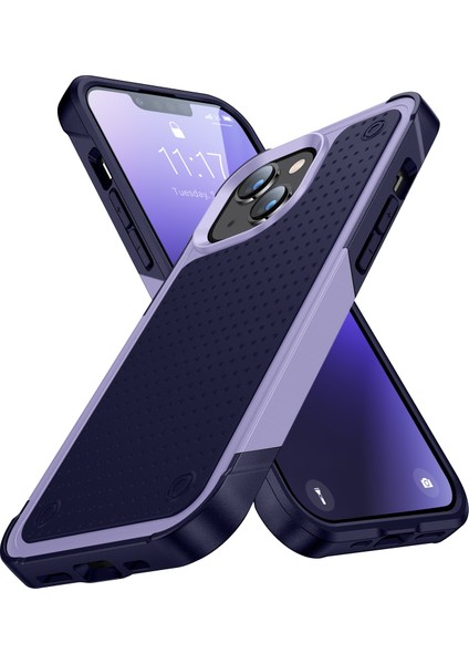 iPhone 14 Için Pc + Tpu Koruyucu Telefon Kılıfı (Yurt Dışından)