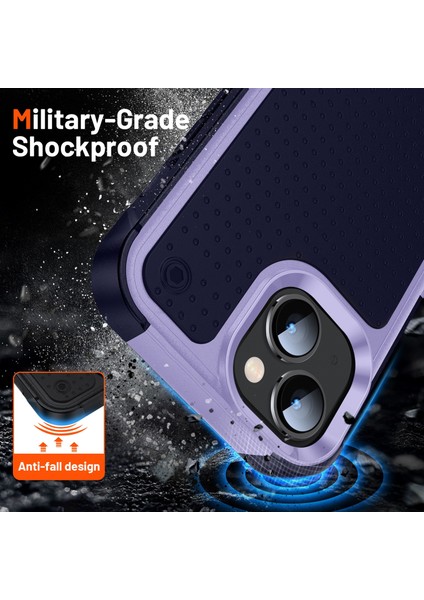 iPhone 14 Için Pc + Tpu Koruyucu Telefon Kılıfı (Yurt Dışından) modelleri