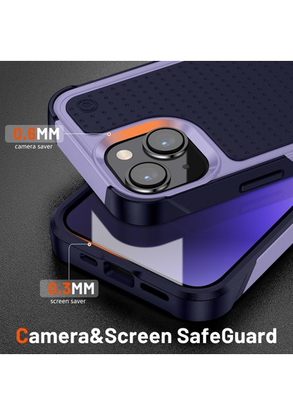 iPhone 14 Için Pc + Tpu Koruyucu Telefon Kılıfı (Yurt Dışından) fırsatları