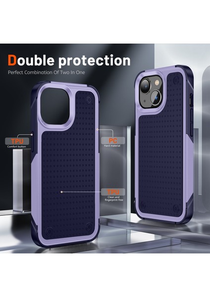 iPhone 14 Için Pc + Tpu Koruyucu Telefon Kılıfı (Yurt Dışından) indirimleri