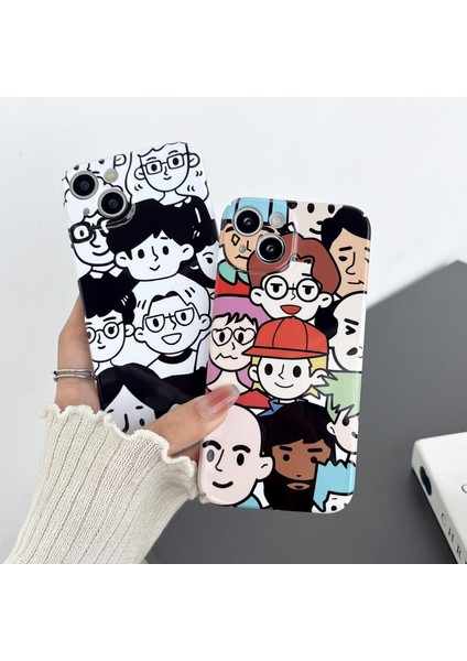 iPhone 14 Için Parlak Pc Telefon Kılıfı (Yurt Dışından) modelleri