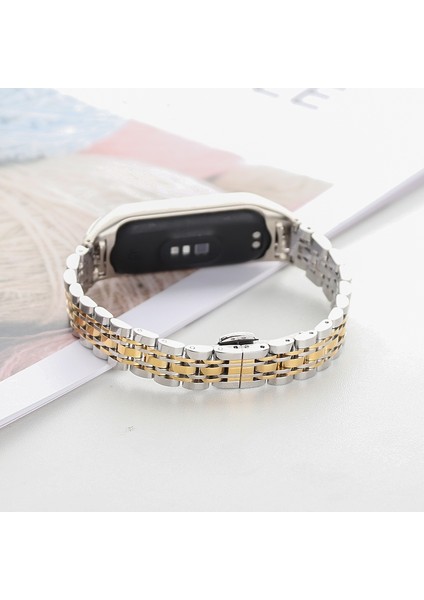 Xiaomi Mi Band 4/3 Için Paslanmaz Ste Kordonlu Saat (Yurt Dışından)