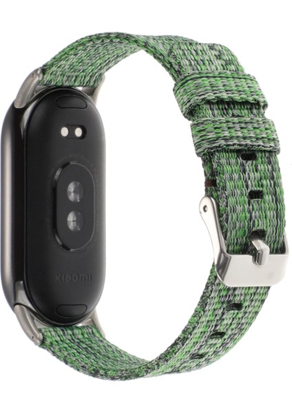 Xiaomi Mi Band 8 Için Naylon Kanvas Saat Bandı (Yurt Dışından)