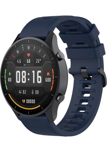 Xiaomi Izle Rengi Için 22MM Silikon Kordonlu Saat (Yurt Dışından)