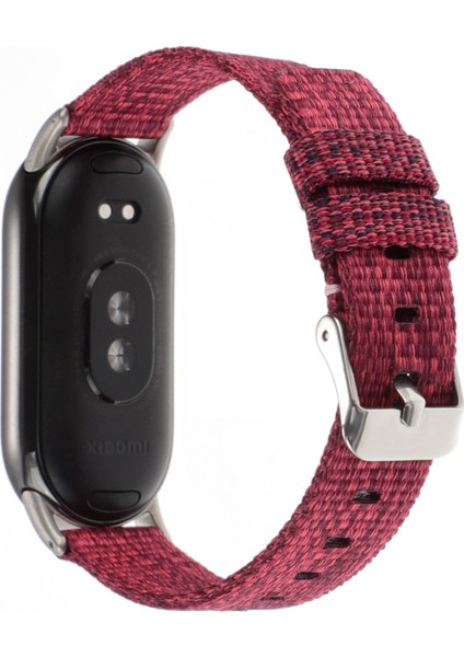 Xiaomi Mi Band 8 Için Naylon Kanvas Saat Bandı (Yurt Dışından)