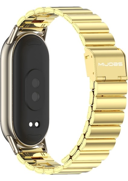 Xiaomi Mi Band 8/9/9 Nfc Için Bambu Toka Metal Kayış (Yurt Dışından)