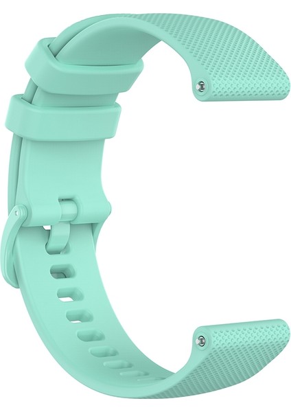 Xiaomi Izle Renkli 22MM Küçük Ekose Doku Silikon Bilek Kayışı Kordonlu Saat (Beyaz) (Yurt Dışından)