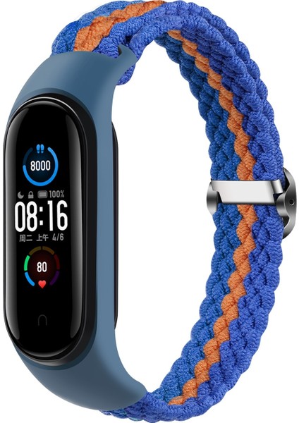 Xiaomi Mi Band 6/5 Için Örgülü Kordonlu Saat (Yurt Dışından)