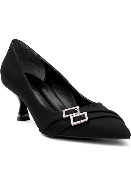 PM492 K030 Kadın Topuklu Ayakkabı Siyah fiyatları