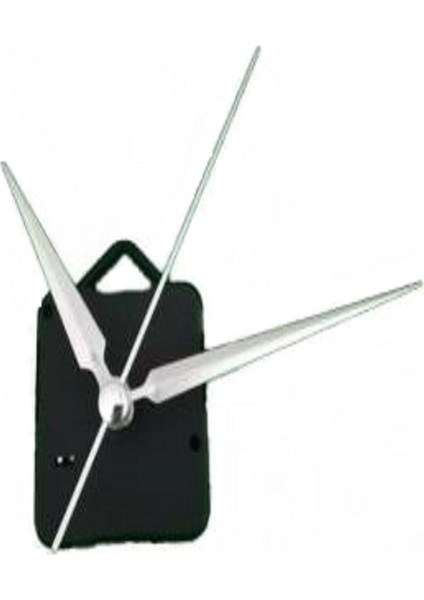 Beyaz 16mm quartz saat mekanizması seti, akrep, yelkovan ve saniye ile, klasik tarz