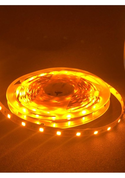 2835 Şerit LED (Iç Mekan) Amber (5 Metre)