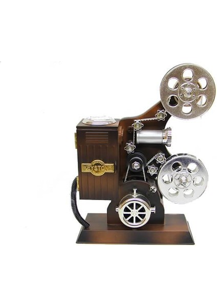 Film Makinesi Müzikli Müzik Kutusu Dekoratif Ev Ofis Hediyelik