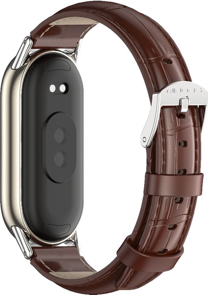 Xiaomi Mi Band 8/9/9 Nfc Için Hakiki Deri Kayış (Yurt Dışından)