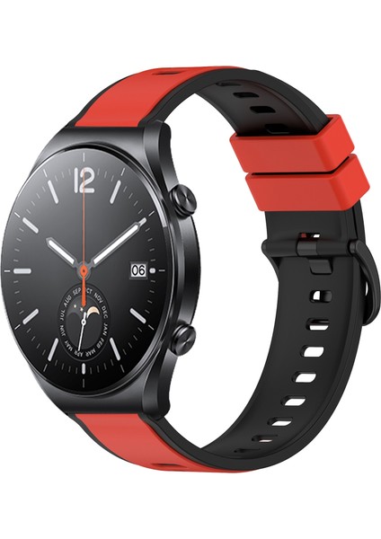 Xiaomi Mı Watch S1 Için Iki Renkli Silikon Watch Band (Yurt Dışından)