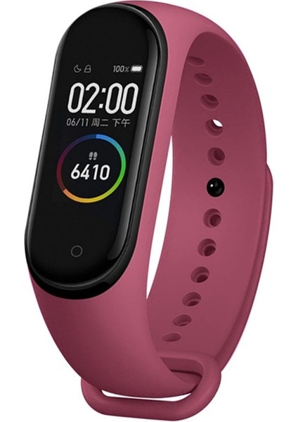 Xiaomi Mi Band 6 (CA8856) Silikon Kordonlu Saat Için (Yurt Dışından) fiyatları