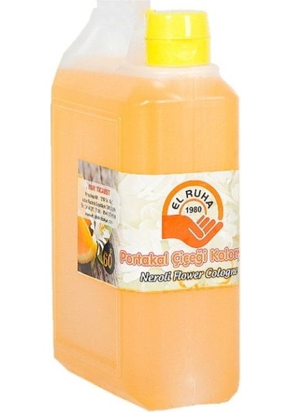 Portakal Çiçeği Kolonyası 60° Çanta (Bidon) 900 ml