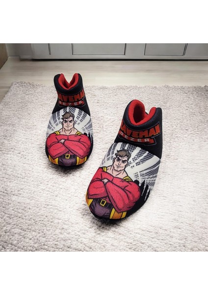 Yumuşak Kaydırmaz Taban Hot Wheels ve Brave Man Anaokulu Kreş Ev Pandufu