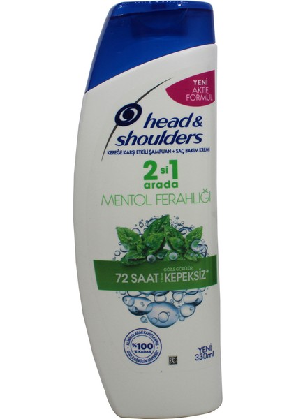 Head & Shoulders 330ML Sampuan 2 Si 1 Mentol Ferahlig