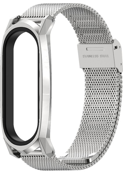 Xiaomi Mi Band Için 6/5/4/3 Paslanmaz Çelik Kordonlu Saat (Yurt Dışından)