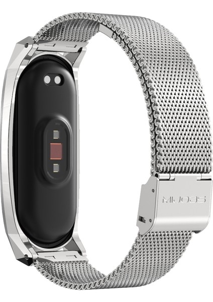 Xiaomi Mi Band Için 6/5/4/3 Paslanmaz Çelik Kordonlu Saat (Yurt Dışından)