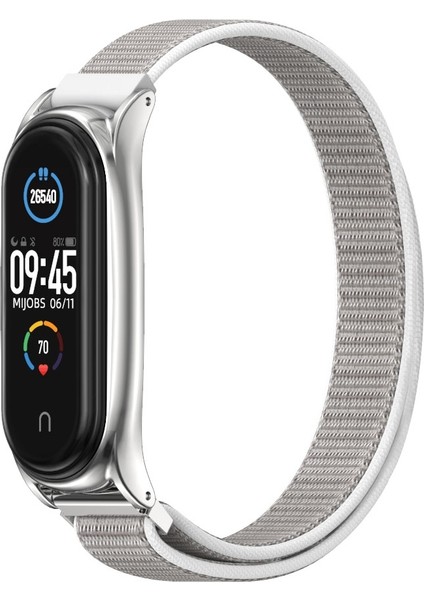 Xiaomi Mi Band Için 6/5/4/3 Naylon Kordonlu Saat (Yurt Dışından)