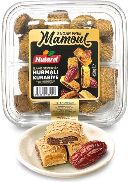 Hurmalı Kurabiye - Şeker Ilavesiz Mamül 450 gr