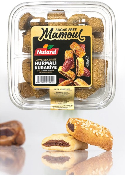 Hurmalı Kurabiye - Şeker Ilavesiz Mamül 450 gr