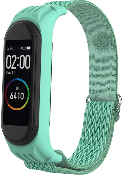 Xiaomi Mi Band Için 6/5/4/3 Dalgalı Doku Kordonlu Saat (Yurt Dışından)