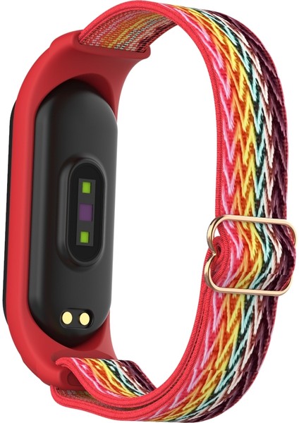 Xiaomi Mi Band Için 6/5/4/3 Dalgalı Doku Kordonlu Saat (Yurt Dışından)