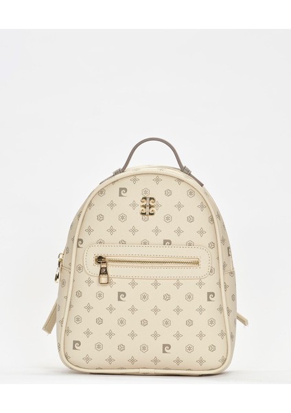 Orta Boy Bej Monogram Kadın Sırt Çantası 05Po22Y1541 Baskılı Bej Fermuarlı Type 4 Suni Deri Suni De fiyatları