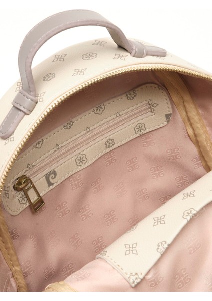Orta Boy Bej Monogram Kadın Sırt Çantası 05Po22Y1541 Baskılı Bej Fermuarlı Type 4 Suni Deri Suni De indirimleri