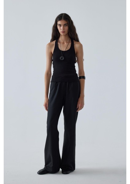 Siyah Luna Halter Yaka Body