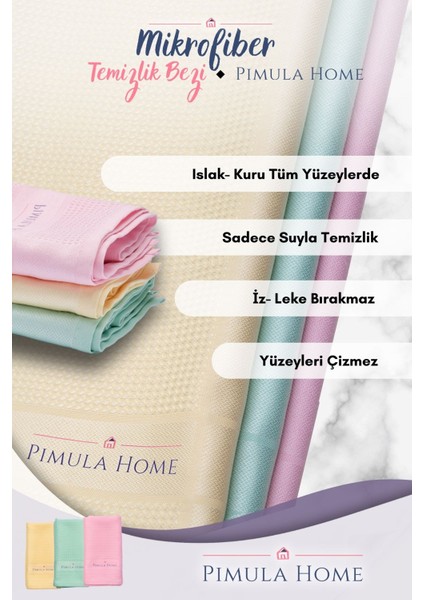 Sadece Suyla Mükemmel Mikrofiber Temizlik Bezi/ Büyük Boy 40 x 60 3'lü Paketiz/tüy Bırakmaz Mikrofiber Sihirli Bez modelleri
