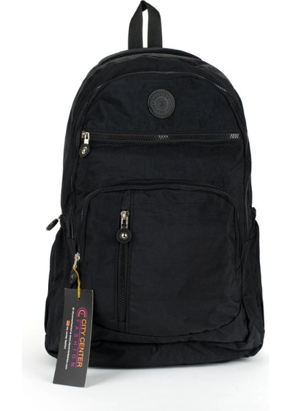 Back To School Unisex Krinkıl Su Geçirmez Kumaş Büyük Boy Çok Gözlü Okul ve Seyahat Sırt Çantası Ct