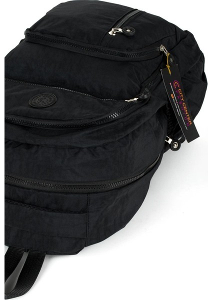 Back To School Unisex Krinkıl Su Geçirmez Kumaş Büyük Boy Çok Gözlü Okul ve Seyahat Sırt Çantası Ct