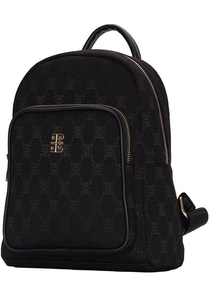 1'Li Siyah Kadın Sırt Çantası 05Po22Y1635 Orta Boy Hayır 100% Materyal Bilgisi Için Iç Etiketi Kont modelleri