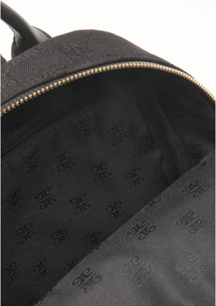 1'Li Siyah Kadın Sırt Çantası 05Po22Y1635 Orta Boy Hayır 100% Materyal Bilgisi Için Iç Etiketi Kont fırsatları