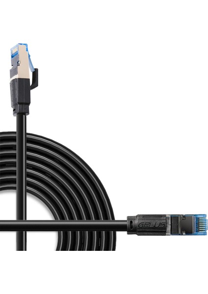 Cat7 10 Metre F/ftp 10G 600 Mhz 28 Awg Bc Emi Folyo Kaplamalı Profesyonel Ftp Network Ethernet Lan Kablosu 10M