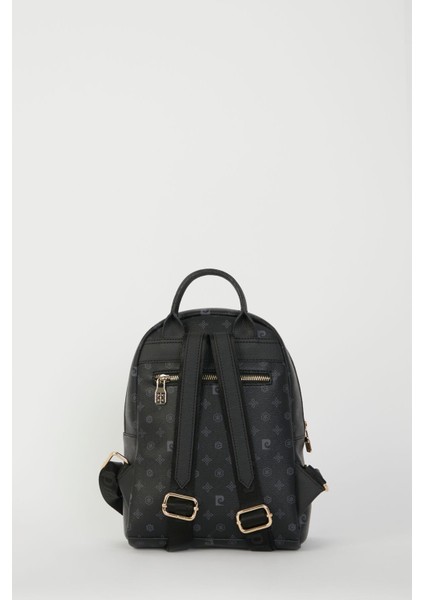 Cepli Siyah Monogram Kadın Sırt Çantası 05Po22Y1553 Basic Suni Deri Type 4 Siyah Casual/Günlük Suni indirimleri