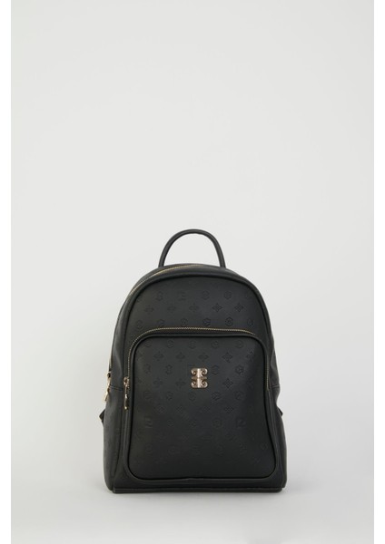 Siyah Floater Siyah Kadın Sırt Çantası 05Po22Y1553 Fermuarlı Type 4 0-15 L Cepli Casual/Günlük Imit fiyatları