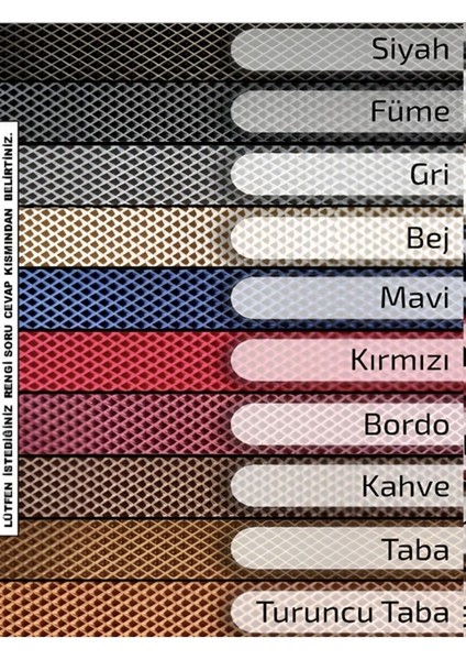 Togg T10X Uyumlu Bagaj Paspas