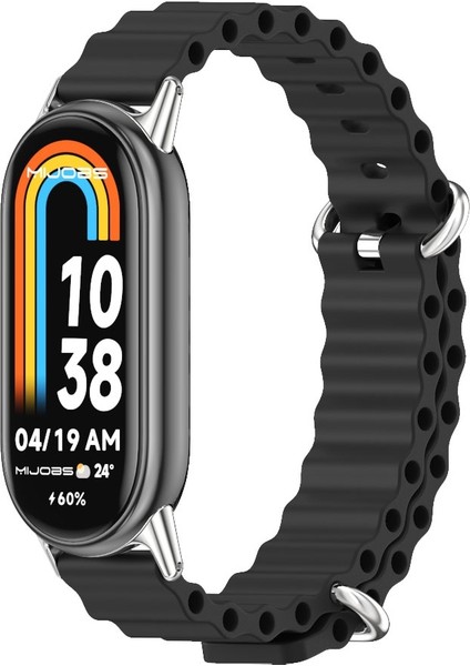 Xiaomi Mi Band 8/9/9 Nfc Için Deniz Silikon Kayışı (Yurt Dışından)