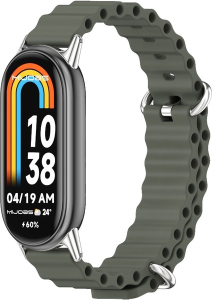 Xiaomi Mi Band 8/9/9 Nfc Için Deniz Silikon Kayışı (Yurt Dışından)