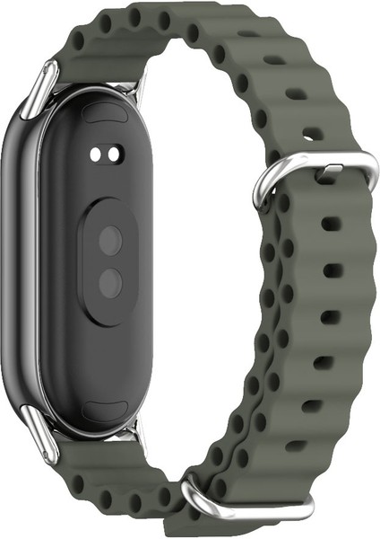 Xiaomi Mi Band 8/9/9 Nfc Için Deniz Silikon Kayışı (Yurt Dışından)