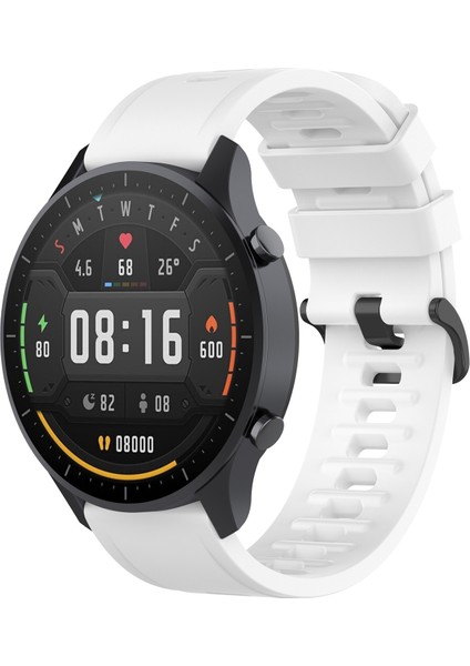Xiaomi Izle Rengi Için 22MM Silikon Kordonlu Saat (Yurt Dışından)