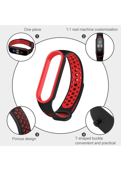 Xiaomi Mi Band 5 Için Kayış (Yurt Dışından)
