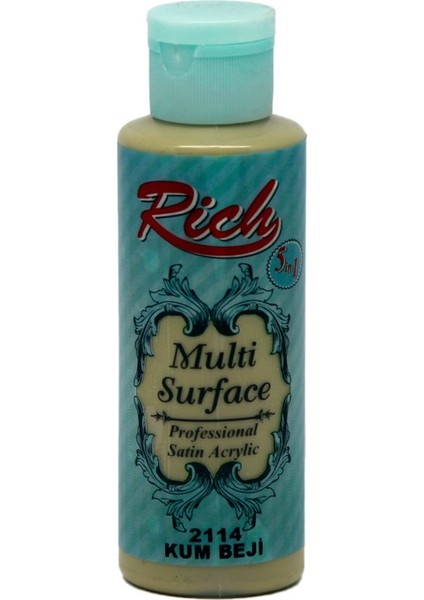 Multi Surface 120 cc Kum Beji 2114 Akrilik Boya