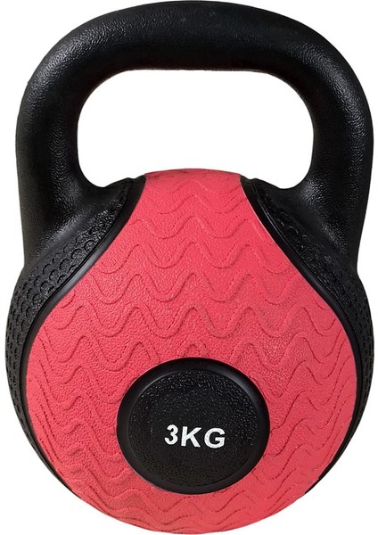 KETLLE-300 Kauçuk Kettle Dambıl 3 kg