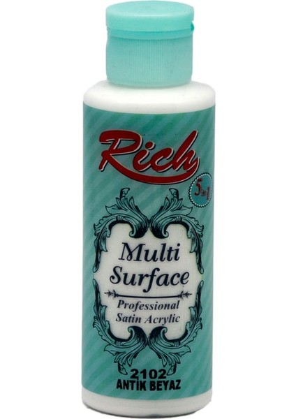 Multi Surface 120 cc Antik Beyaz 2102 Akrilik Boya